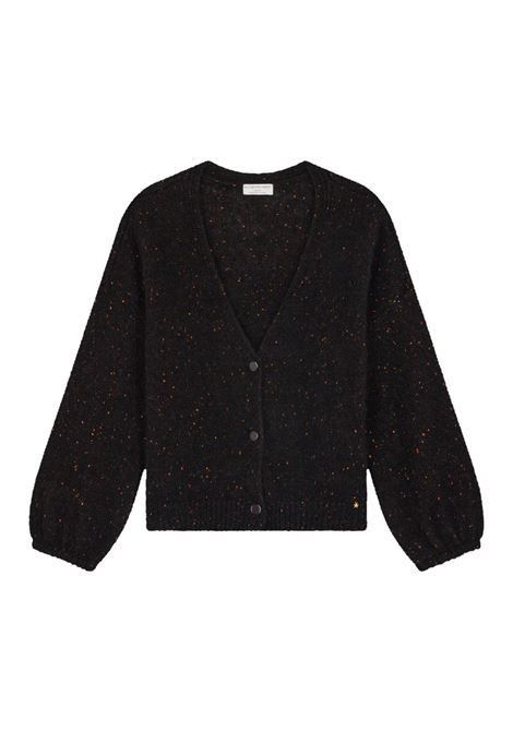 Cardigan Nero Boutonné Des Petits Hauts con Scollo a V e Maniche Lunghe Des Petits Hauts | Cardigan | 1H240012BOUTONNE NOIR